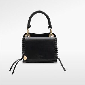 See By Chloe Tilda Mini Black Leather Bag